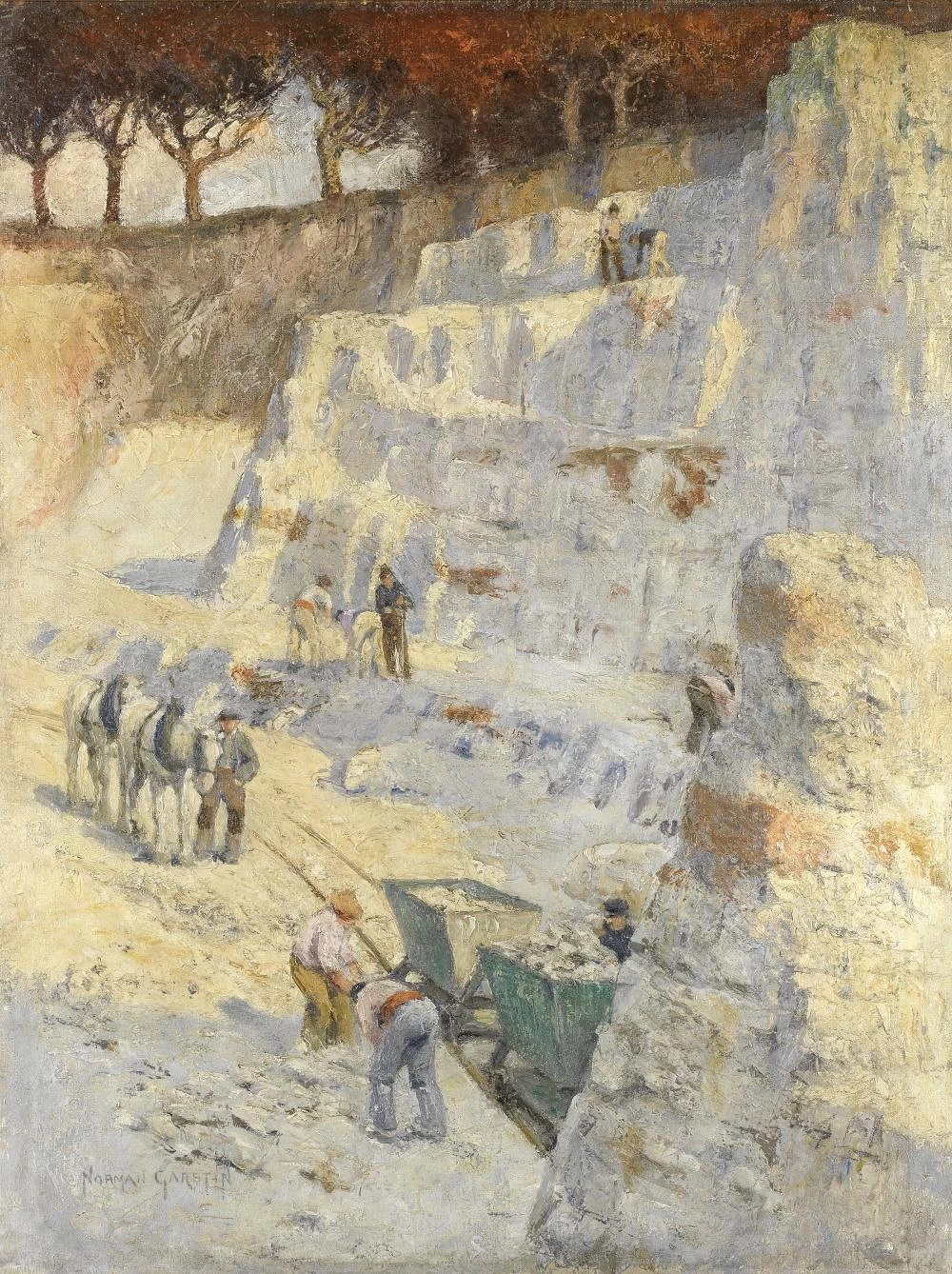 La cava di gesso